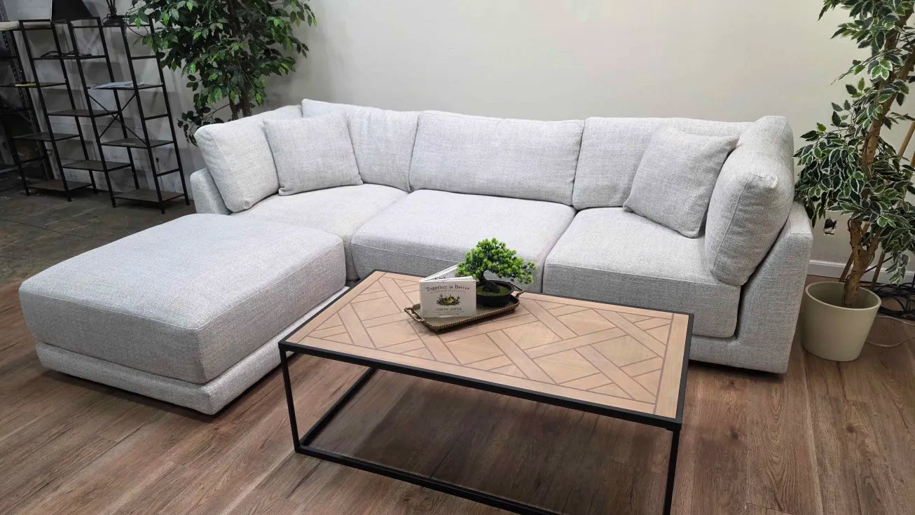 Dayna 4-piece Fabric Modular Sectional