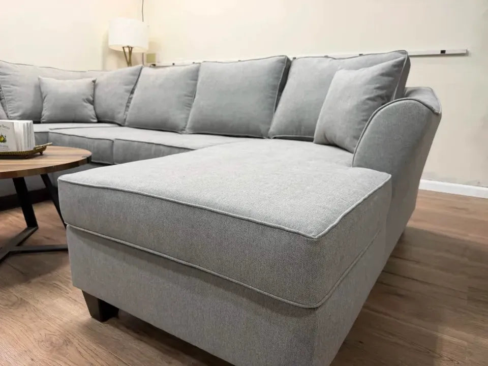 Brixton Light Grey 3-Piece Sectional