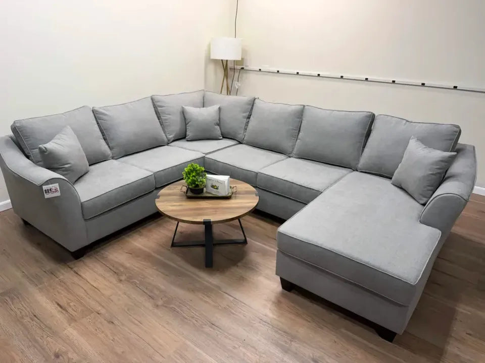 Brixton Light Grey 3-Piece Sectional