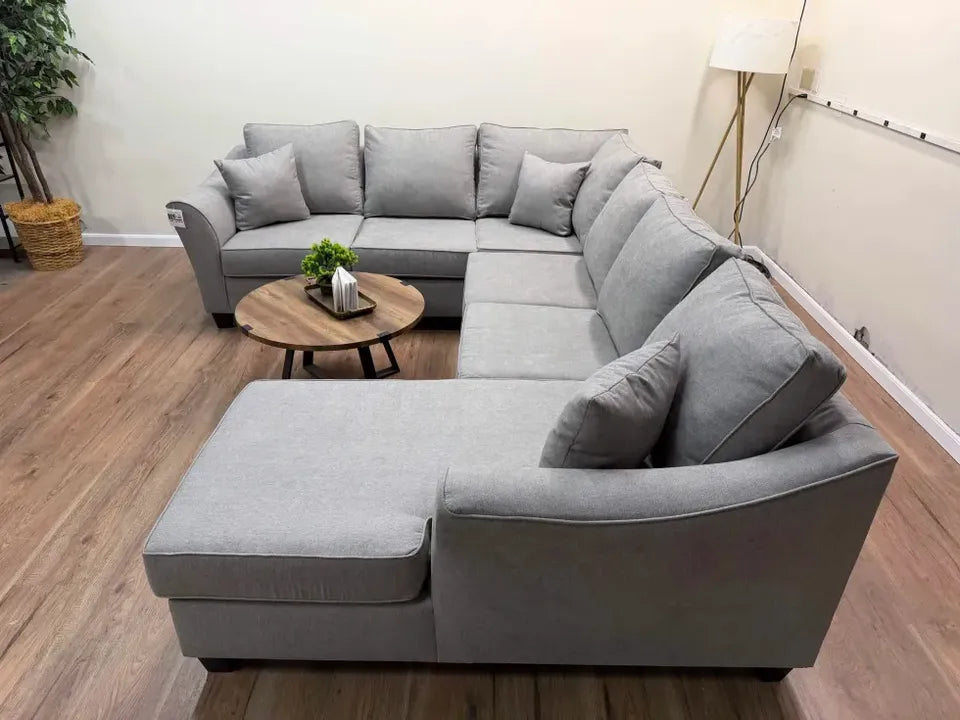 Brixton Light Grey 3-Piece Sectional