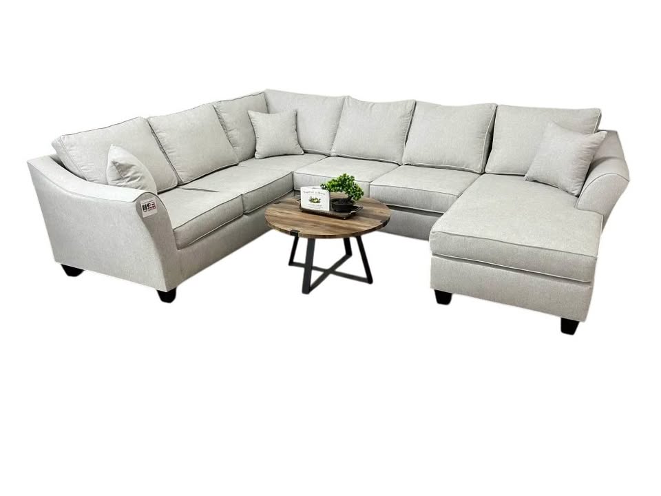 Brixton 3 Piece Sectional Couch - Biege