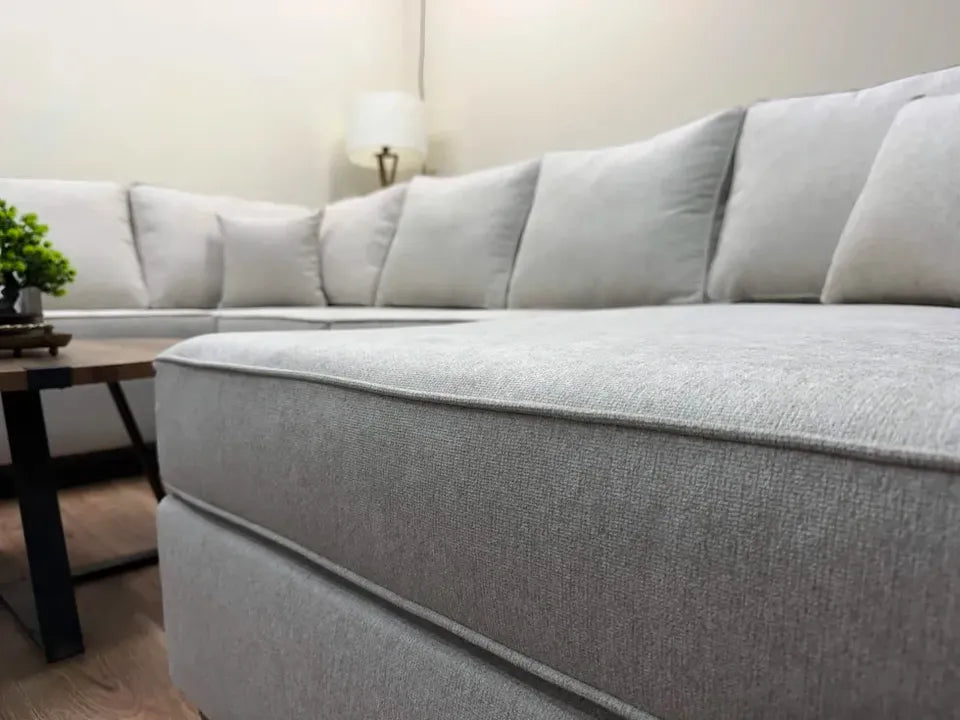 Brixton 3 Piece Sectional Couch - Biege