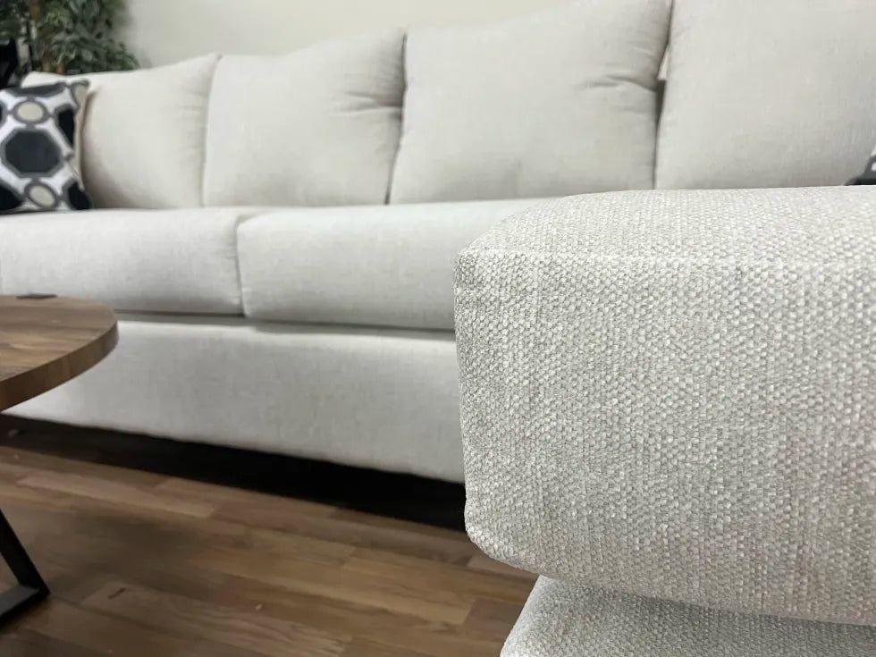 Lexington 2-Piece White Sectional Sofa with Chaise