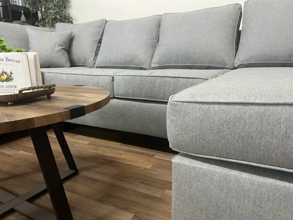 Brixton Light Gray 3-Piece Modern U-Shape Sectional Sofa