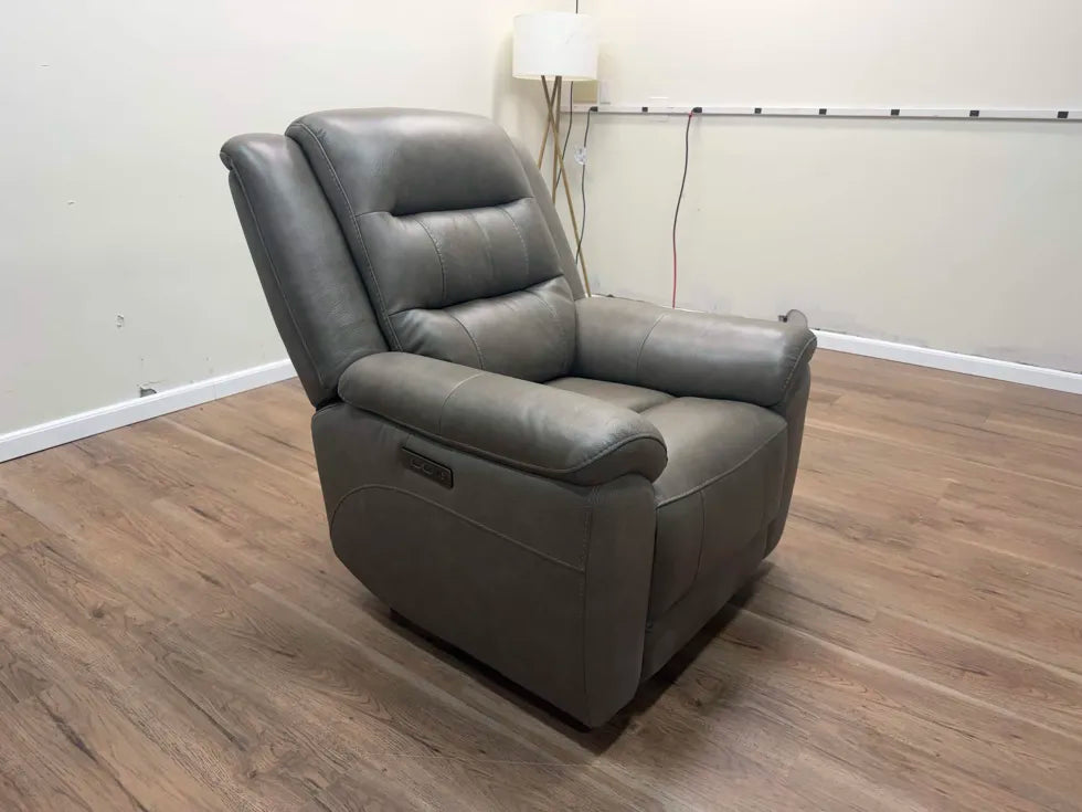Mason Leather Power Recliner with Power Headrest