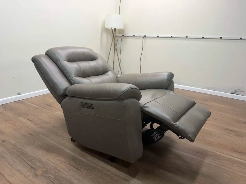 Mason Leather Power Recliner with Power Headrest