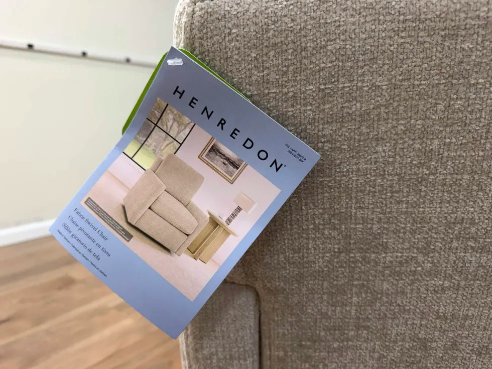 Henredon Marley Fabric Swivel Accent Chair