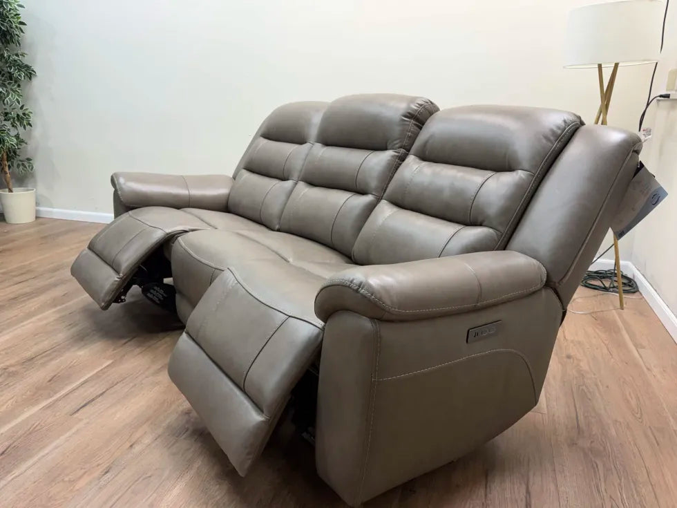 Mason Leather Power Reclining Sofa with Power Headrests