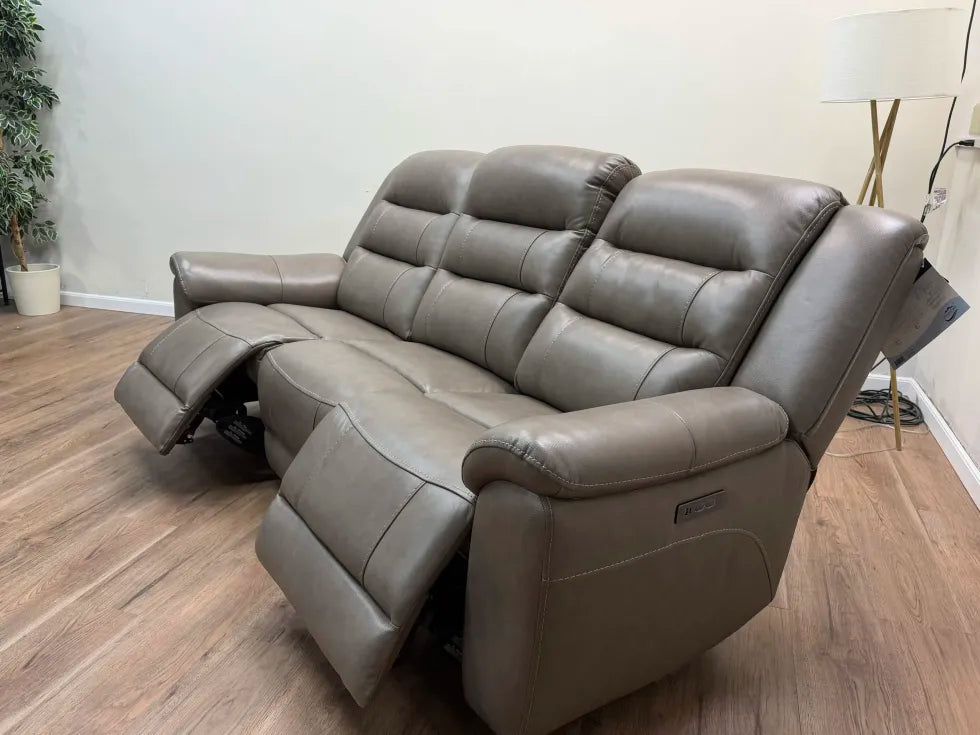 Mason Leather Power Reclining Sofa with Power Headrests