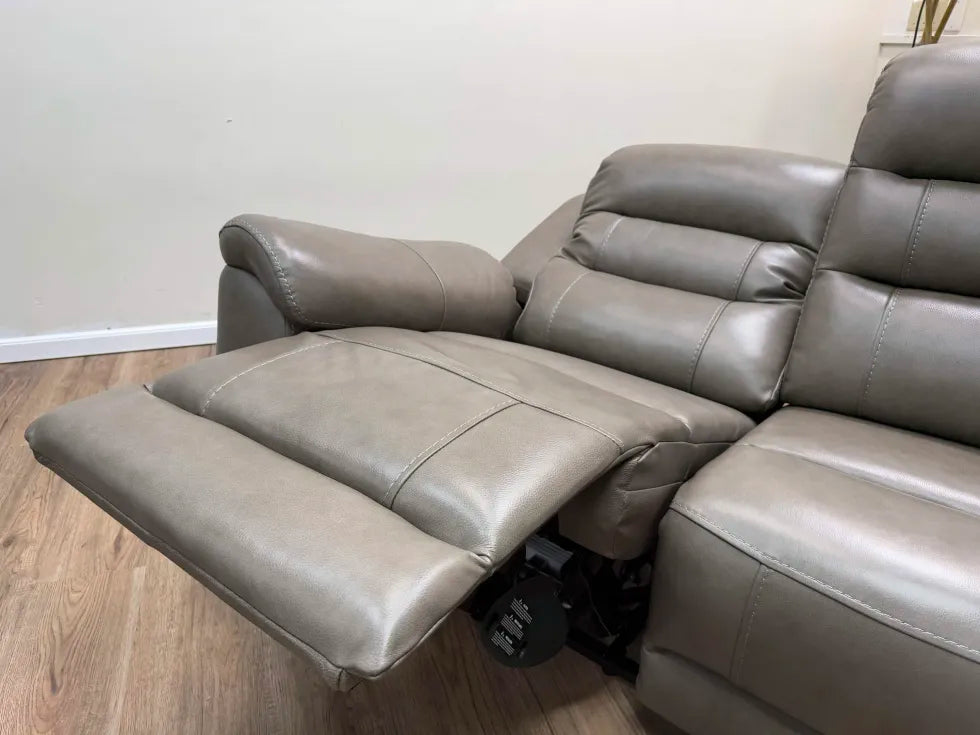 Mason Leather Power Reclining Sofa with Power Headrests