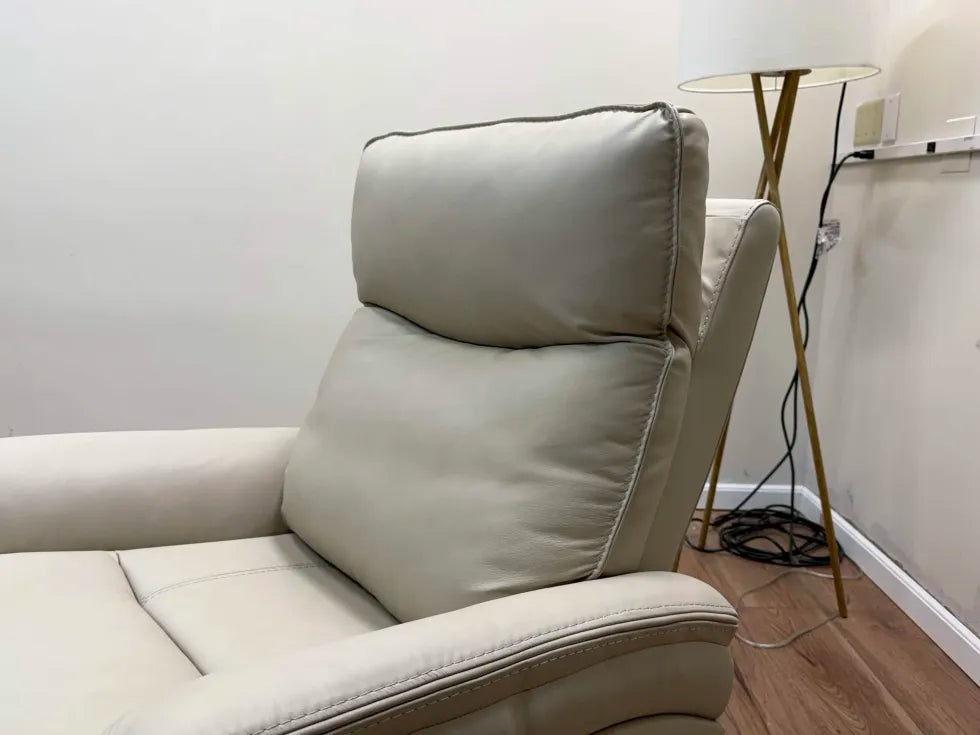 Sanders Leather Power Recliner with Power Headrest