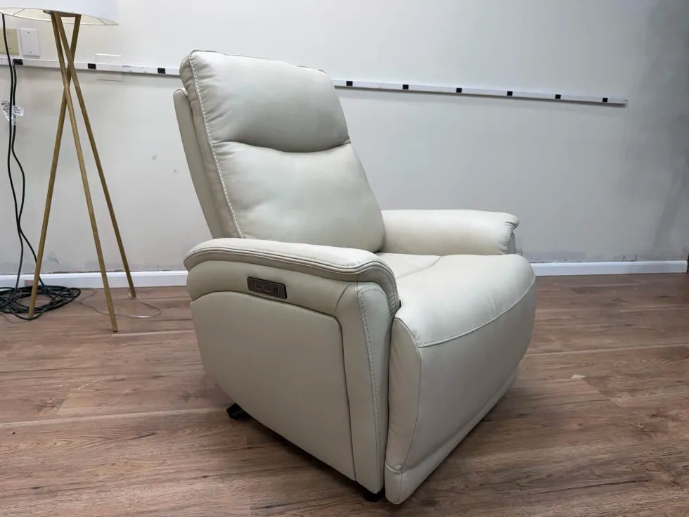 Sanders Leather Power Recliner with Power Headrest