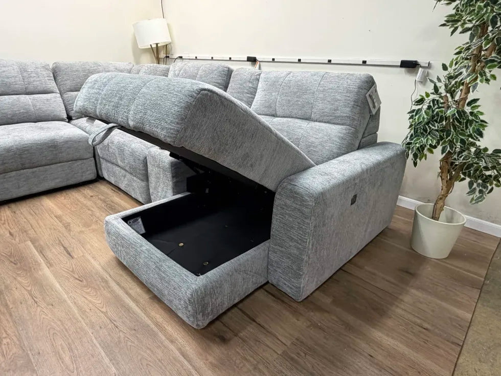 Emma Fabric Power Reclining Sectional