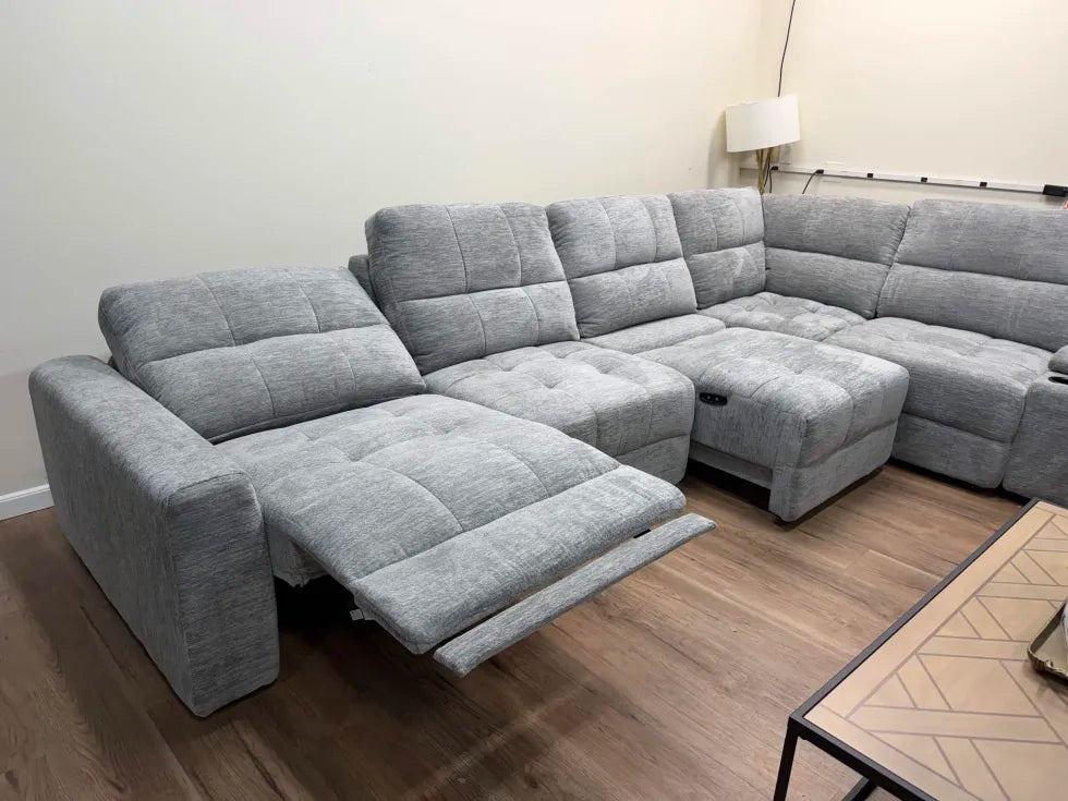 Emma Fabric Power Reclining Sectional