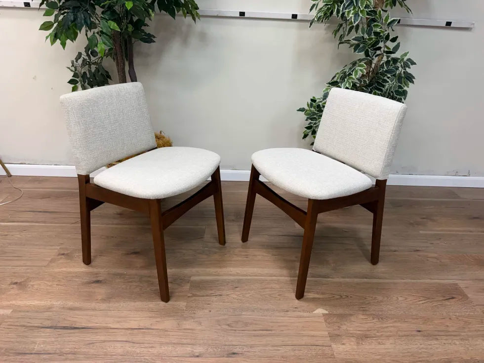 Nosh Dining Chair - Walnut and Chalk Gray