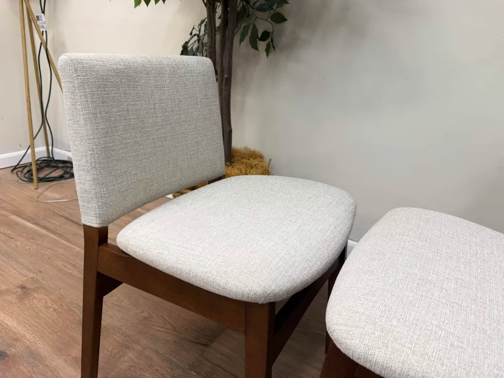 Nosh Dining Chair - Walnut and Chalk Gray