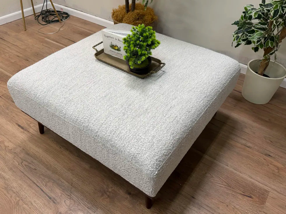 Article Rhett Ottoman- Pepper Ivory