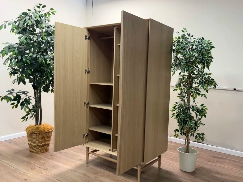 Lenia Armoire - White Oak
