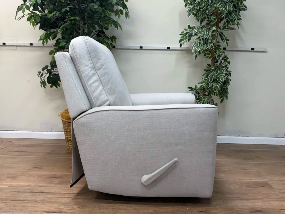 True Innovations Paxley Fabric Swivel Glider Recliner