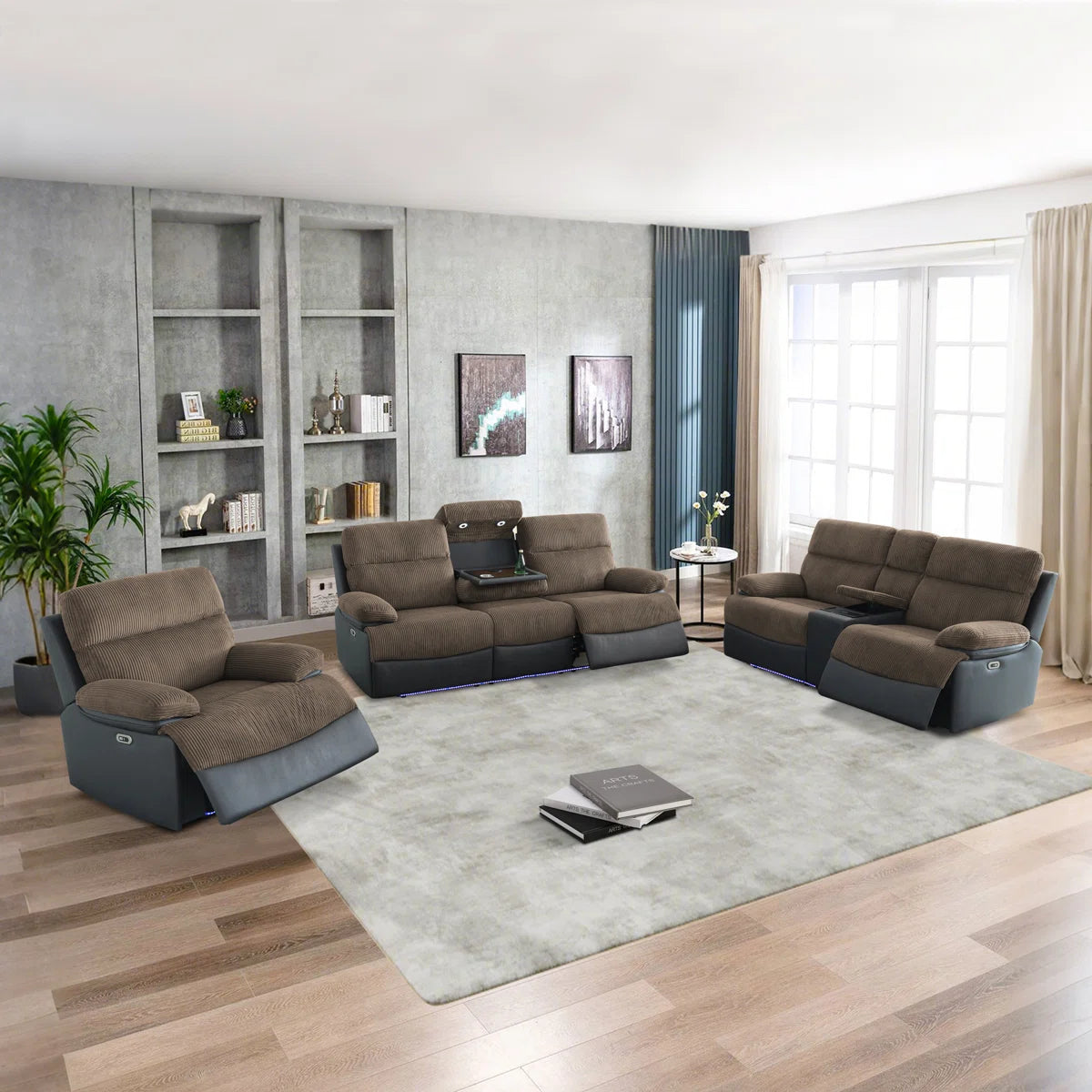 Oslo Power Reclining Sofa Set