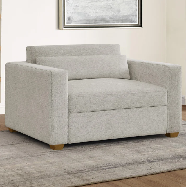Thomasville Dillard Fabric Twin Size Convertible Sleeper Chair