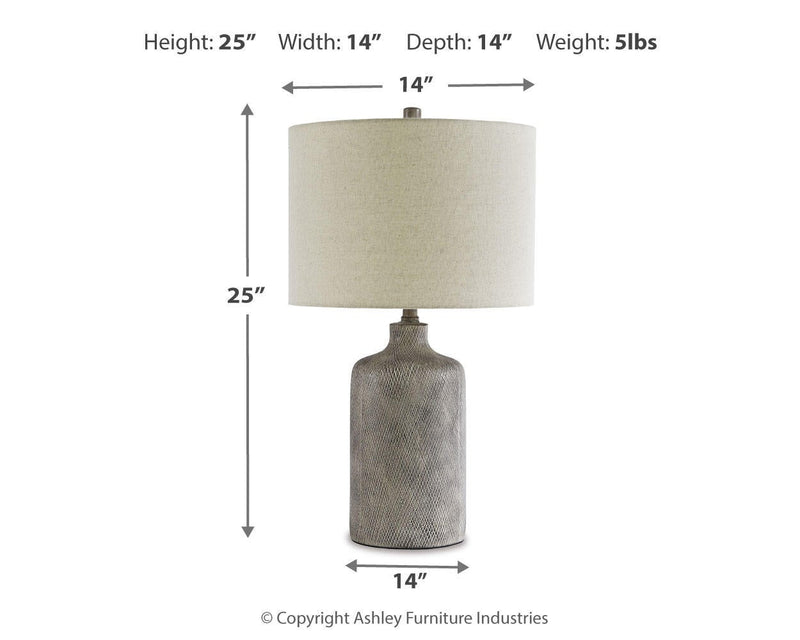 Linus Ceramic Table Lamp (1/CN)