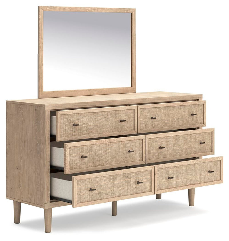 Cielden King Panel Headboard, Dresser, Mirror and Nightstand