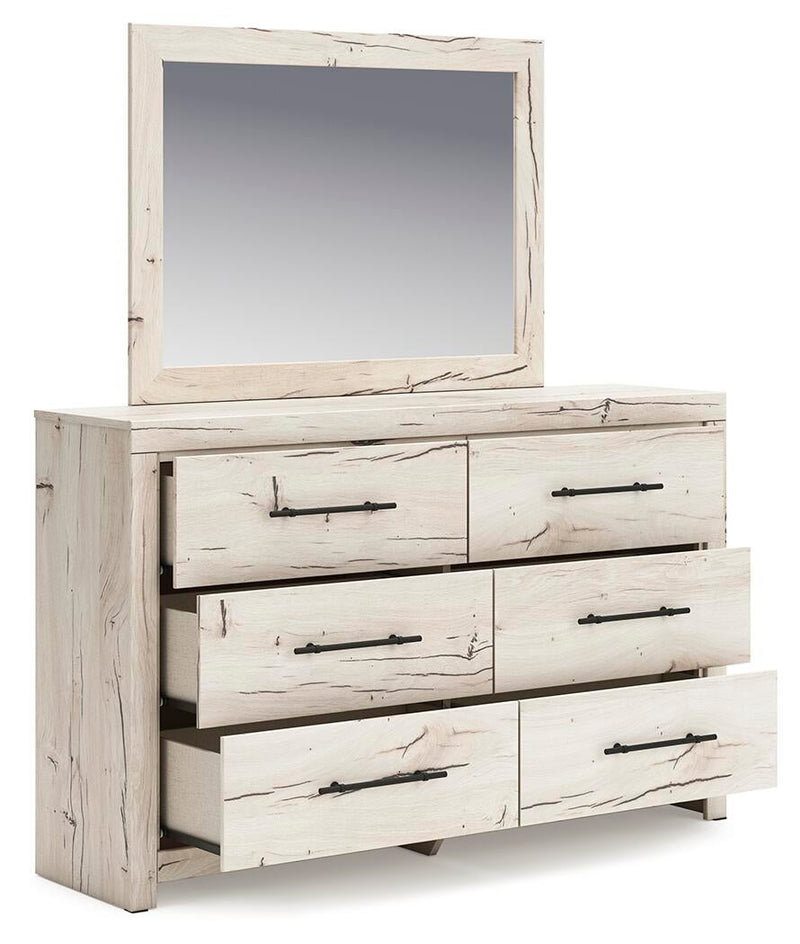 Lawroy King Panel Headboard, Dresser and Mirror