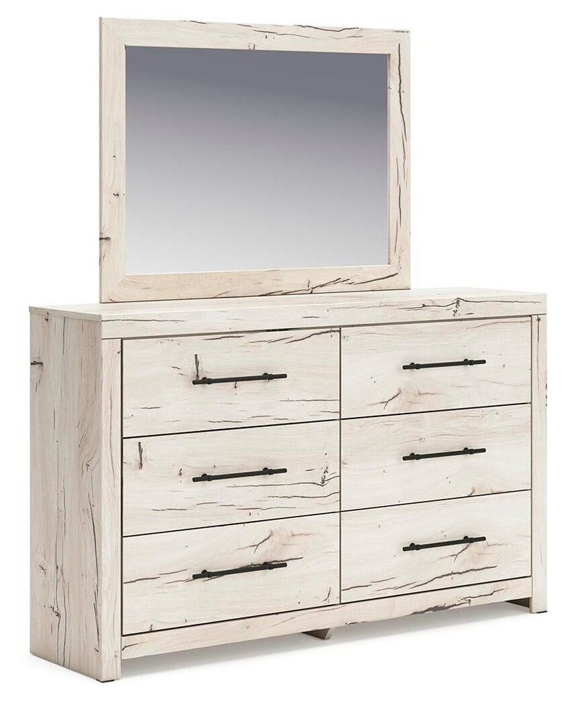 Lawroy Twin Panel Headboard, Dresser and Mirror