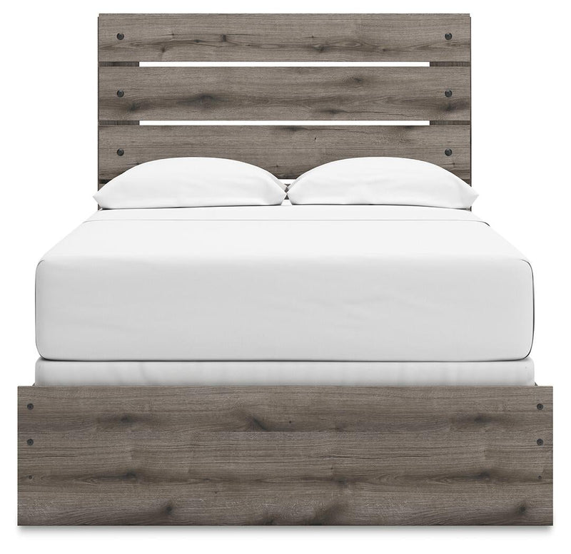 Urbanoore Full Panel Bed, Dresser, Mirror and Nightstand