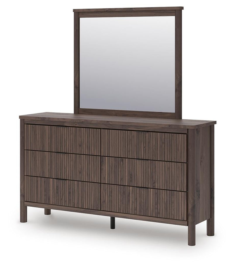 Cadmori Queen Panel Bed, Dresser and Mirror