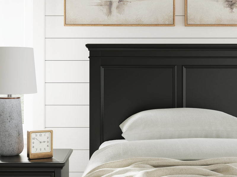 Lanolee Twin Panel Storage Bed, Dresser and Mirror