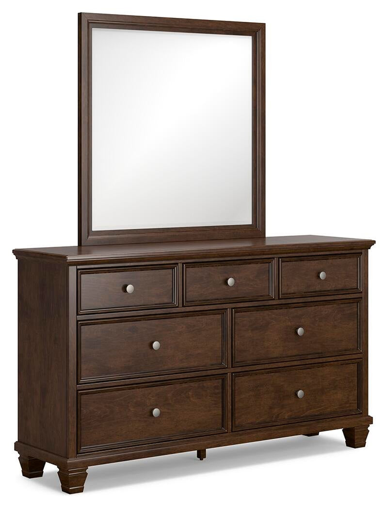 Danabrin King Panel Storage Bed, Dresser, Mirror and Nightstand