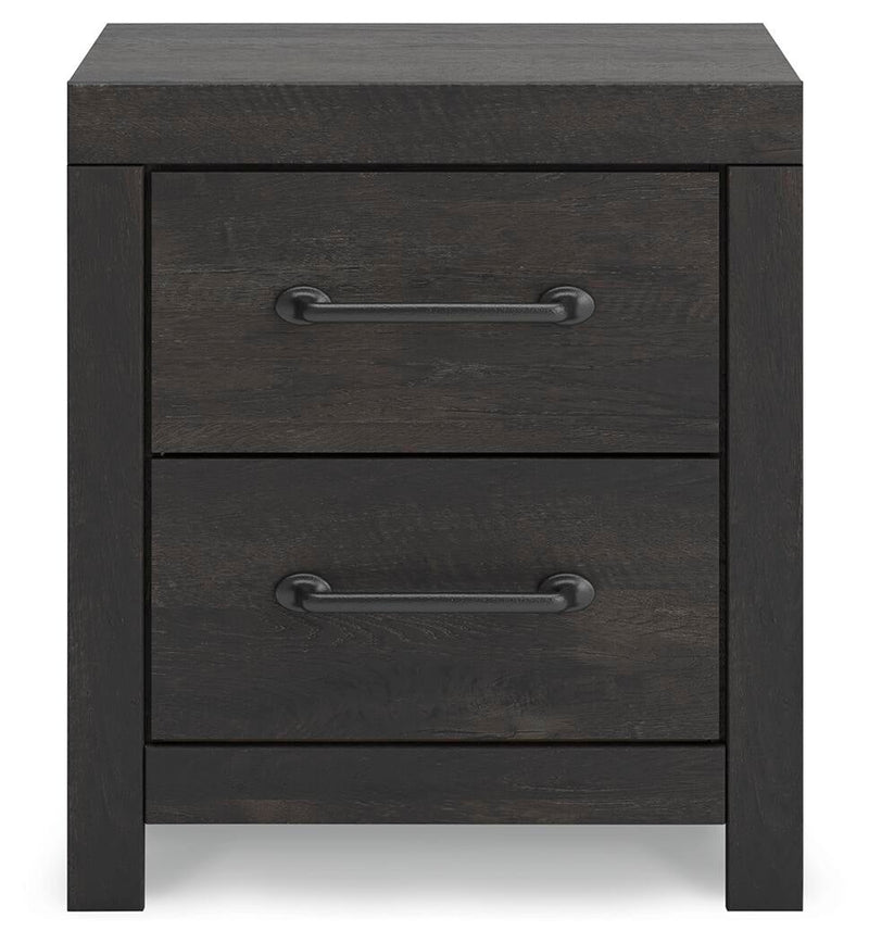 Delmorta King Panel Bed, Dresser, Mirror and Nightstand