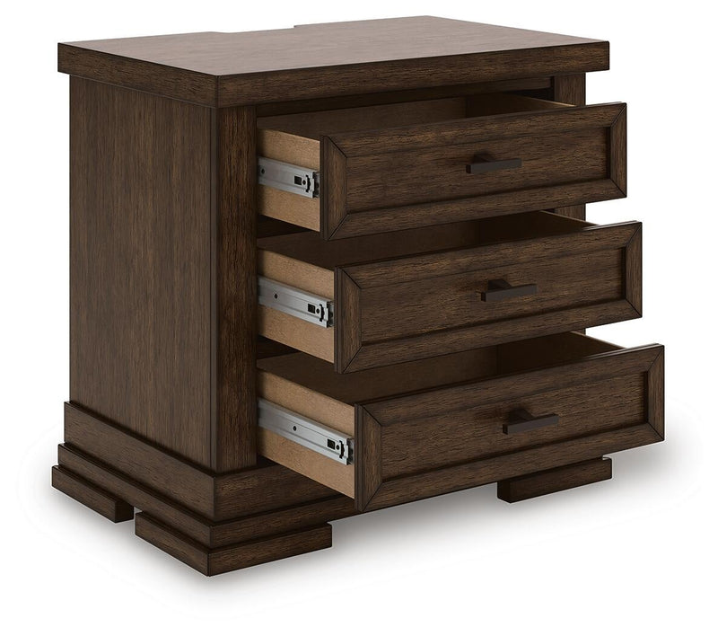 Taffenbrook Three Drawer Night Stand