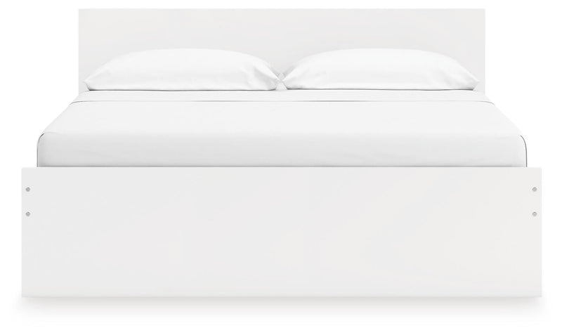 Onita King Panel Platform Bed with 2 Side Storage