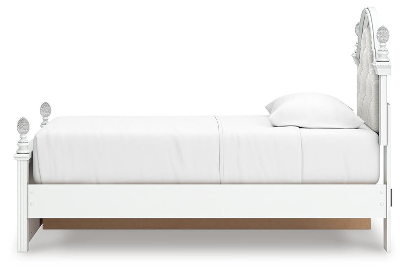 Kozlani Twin Upholstered Panel Storage Bed