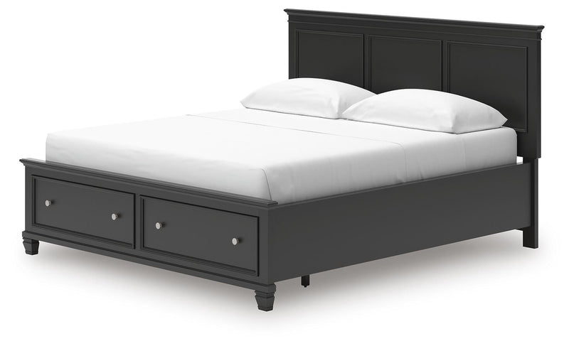 Lanolee California King Panel Storage Bed