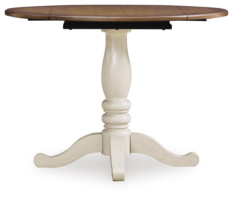 Wirloni Round DRM Drop Leaf Table