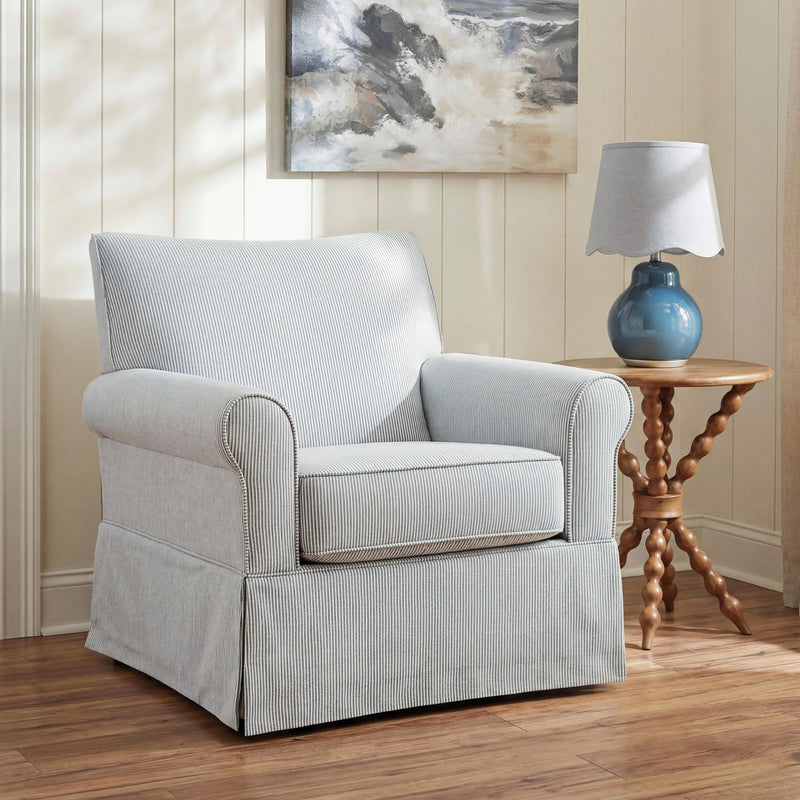 Searcy Swivel Glider Accent Chair