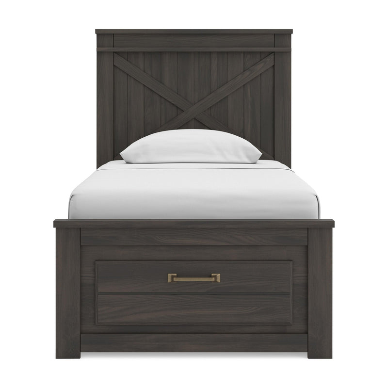 Vonitta Bay Twin Panel Storage Bed